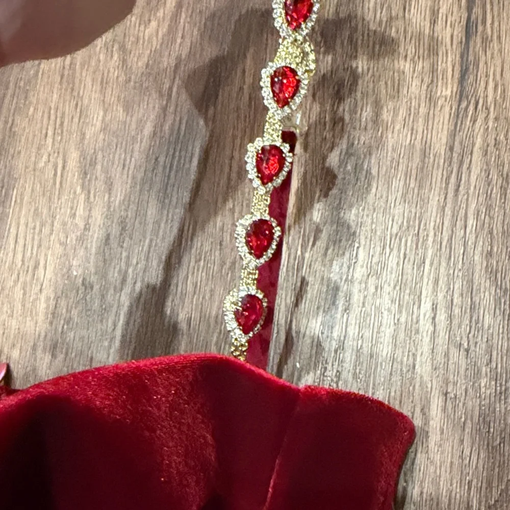 Nadine Merabi Velvet Harley Jumpsuit - Picture 7 of 9